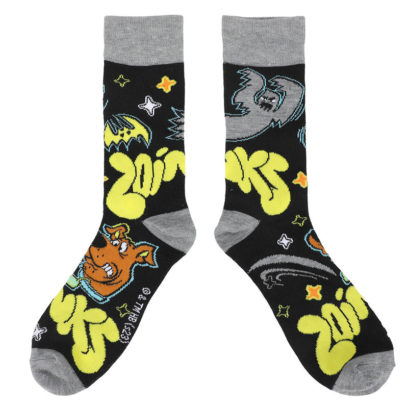 Scooby Doo & Gang 5 Pair Crew Socks, 10-13