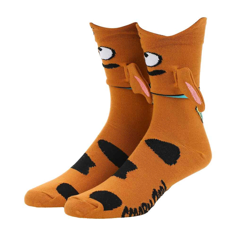 Scooby Doo 3D Plush Ears Crew Socks, 10-13