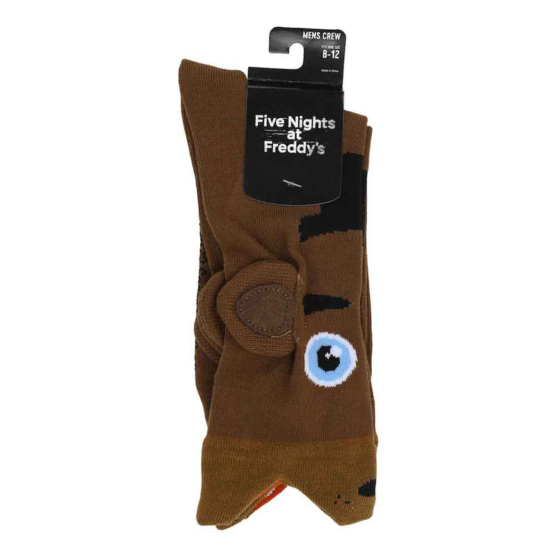 Five Nights at Freddy's 3D Plush Crew Socks, 10-13