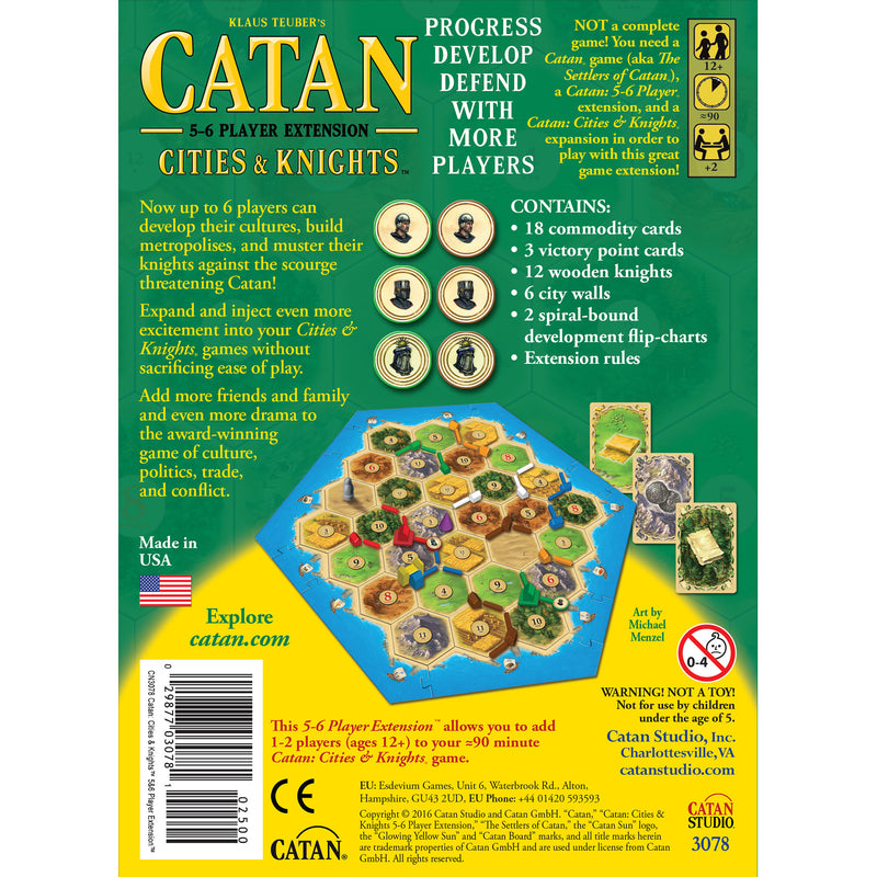 Catan: Cities and Knights 5-6 Player Extension