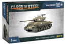 Clash of Steel: Tabletop Tank Battles - American M4A3E8 Easy Eight Platoon