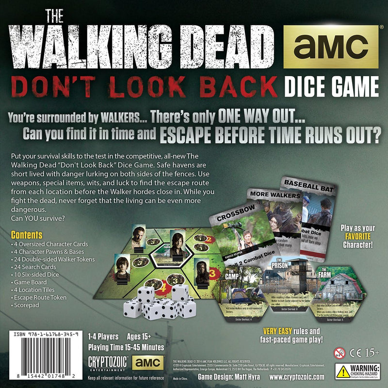 The Walking Dead: Dont Look Back Dice Game