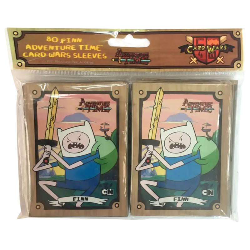 Adventure Time Card Wars Sleeves, Finn, 80ct