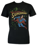Superman Distressed Bustin' Out Men's T-Shirt