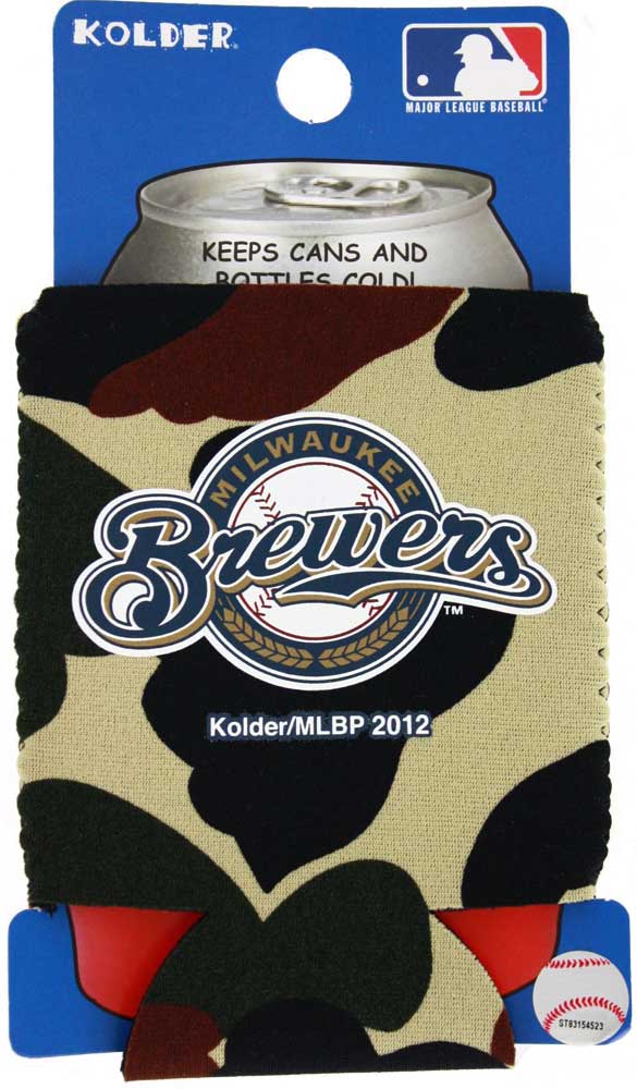 Milwaukee Brewers Camouflage Can Cooler