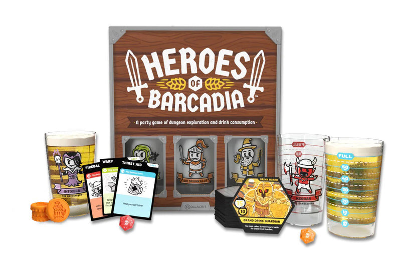 Heroes of Barcadia Board Game | A Dungeon Exploration Drinking Game