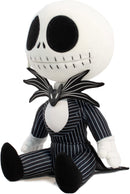 Disney Nightmare Before Christmas Jack Skellington Zippermouth Plush Figure, 9"