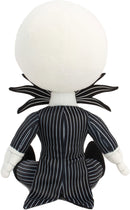 Disney Nightmare Before Christmas Jack Skellington Zippermouth Plush Figure, 9"