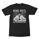 The Office Jim Halpert Bears Beets Battlestar Galactica T-Shirt