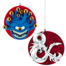 Dungeons & Dragons Ampersand and Beholder Ornaments, 2-Piece Set