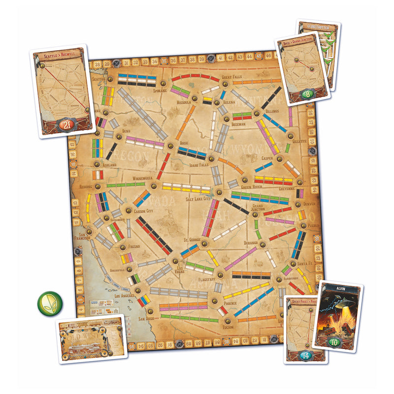 Ticket to Ride: France + Old West Expansion