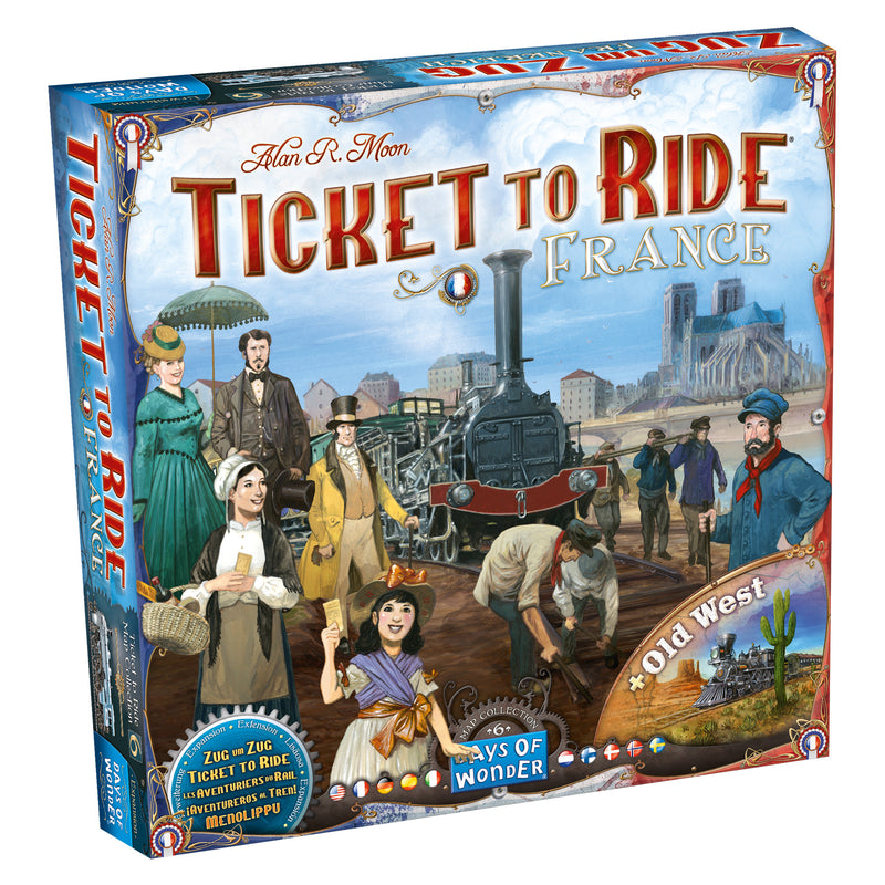 Ticket to Ride: France + Old West Expansion
