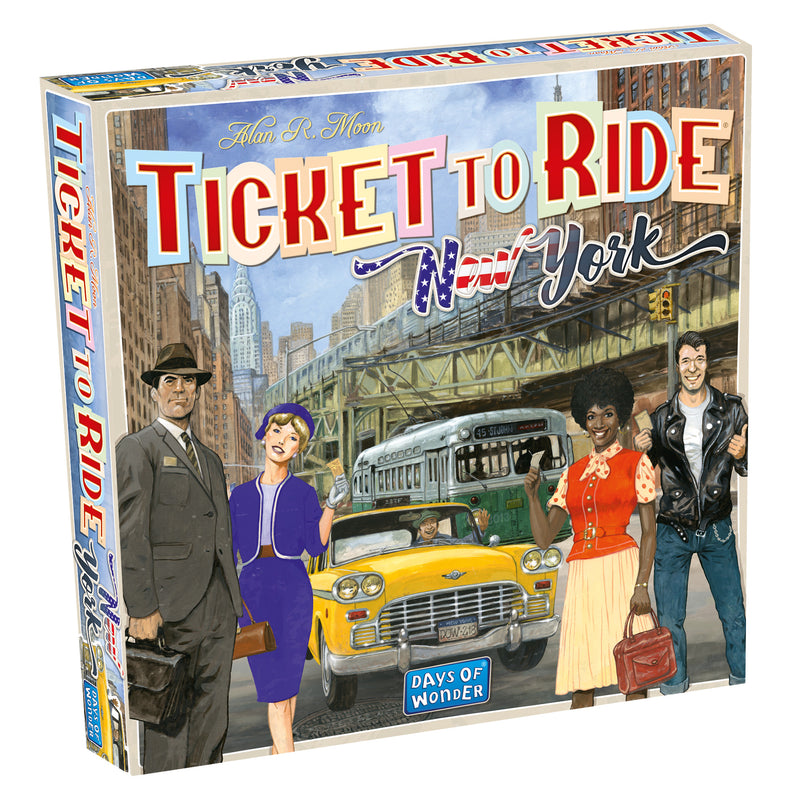 Ticket to Ride: New York Board Game | Train Route-Building Strategy Game