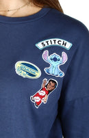 Disney Lilo & Stitch Junior's Crew Neck Sweatshirt