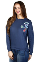 Disney Lilo & Stitch Junior's Crew Neck Sweatshirt