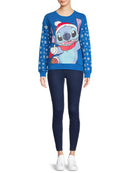 Disney Stitch Light-up Juniors' Fleece Sweatshirt, Blue