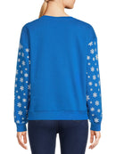 Disney Stitch Light-up Juniors' Fleece Sweatshirt, Blue