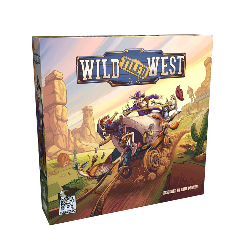 Wild Tiled West Board Game