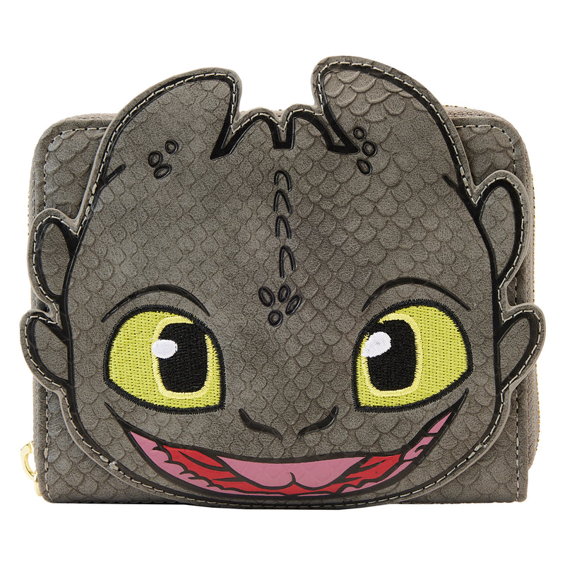 How to Train Your Dragon Toothless Cosplay Zip Around Wallet