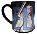 Elvis Presley Blue Suede Shoes Embossed Coffee Mug, 16oz
