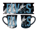 Elvis Presley Blue Suede Shoes Embossed Coffee Mug, 16oz