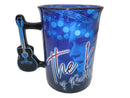 Elvis Presley White Jumpsuit Coffee Mug with Guitar Handle