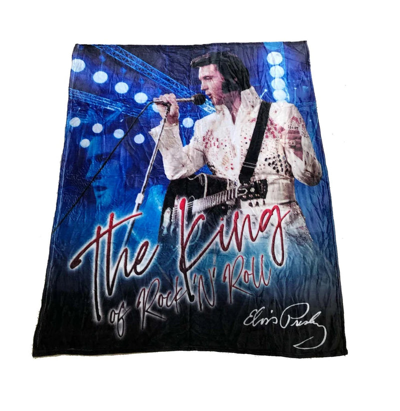 Elvis Presley The King Throw Blanket, 50" x 60"