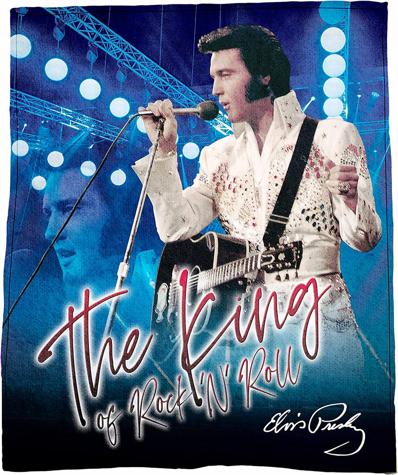 Elvis Presley The King Throw Blanket, 50" x 60"