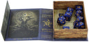 Astral Elder Sign Dice - Blue Polyhedral Set