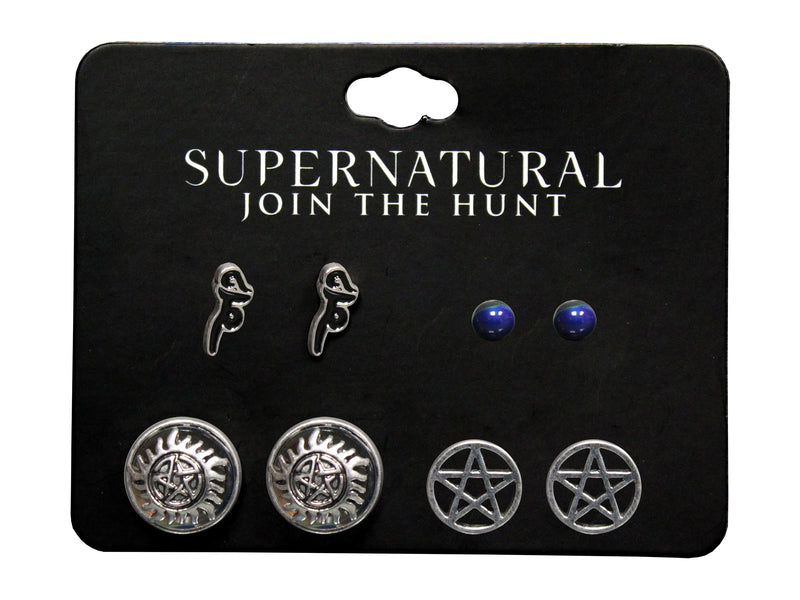 Supernatural Earring Set, 4-Pack