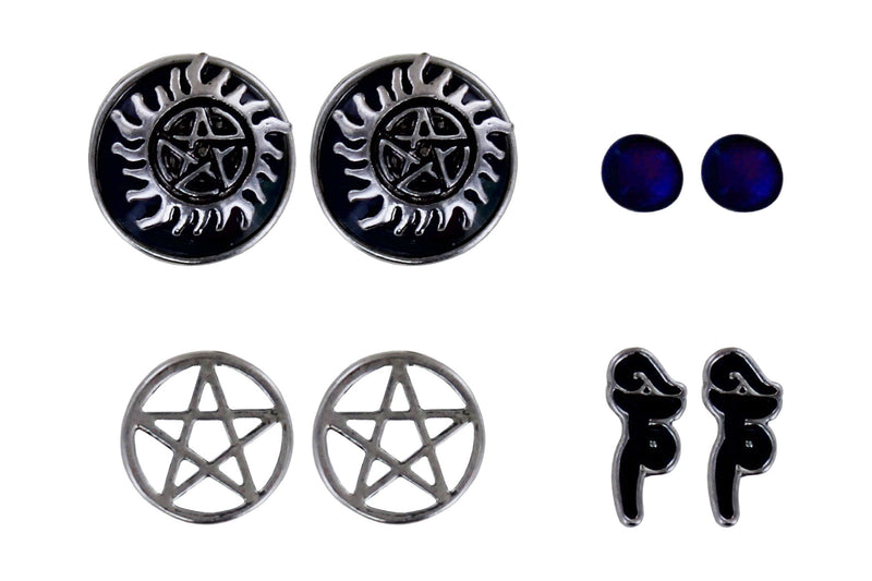 Supernatural Earring Set, 4-Pack