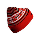 Chicago Blackhawks Red Snowflake Cuffed Knit Beanie Hat