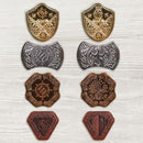 Tabletop Treasure Token Set | 40 Metal MTG Tokens (x10 Each Design)