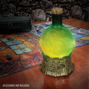 Sorcerer's Potion Light with Swirling Mystical Brew (Green)
