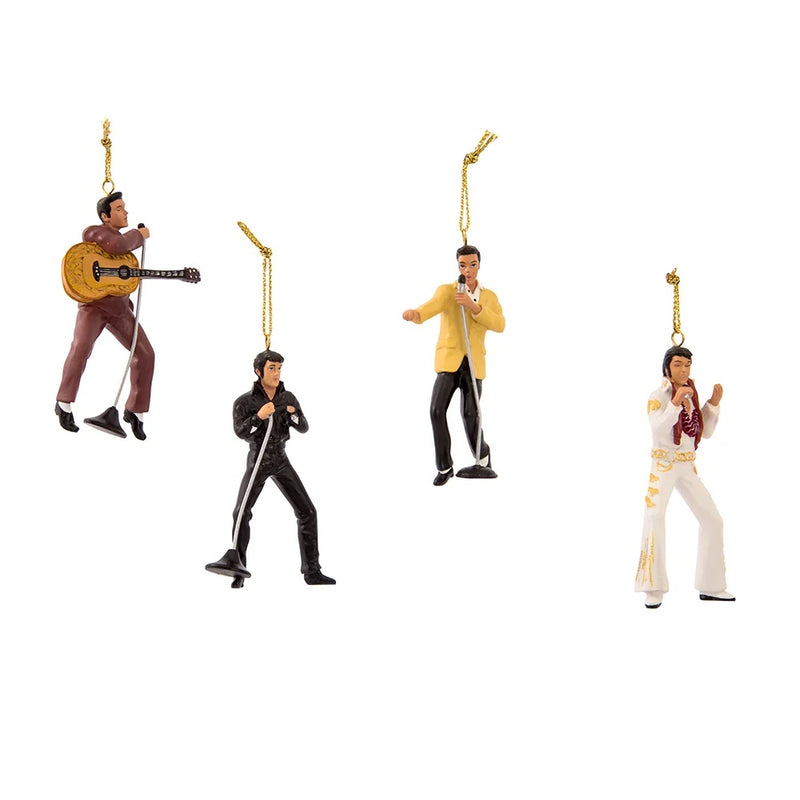 Elvis Presley Ornament Gift Set, 4-Piece Box Set