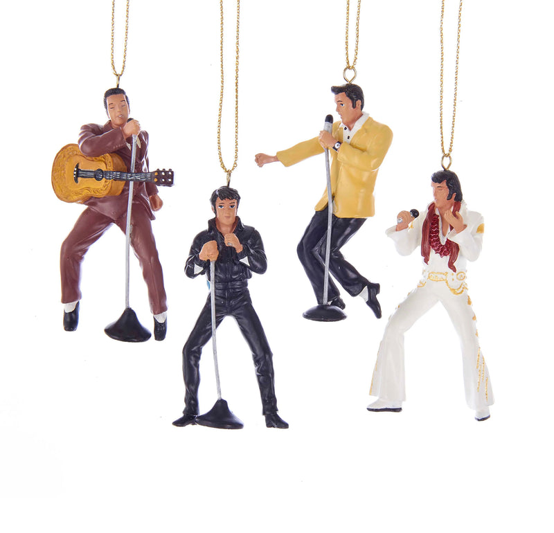 Elvis Presley Ornament Gift Set, 4-Piece Box Set