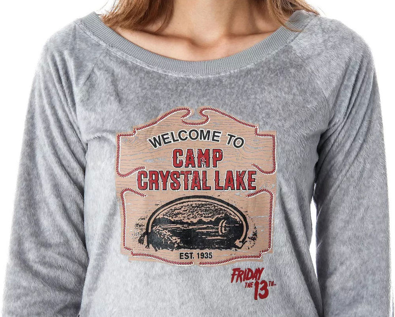 Friday the 13th Camp Crystal Lake Juniors' Long Sleeve Sleep Top