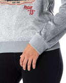 Friday the 13th Camp Crystal Lake Juniors' Long Sleeve Cozy Fleece Loungewear  Top