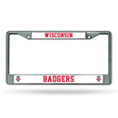 University of Wisconsin Badgers Chrome License Plate Frame