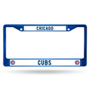 Chicago Cubs Chrome Frame, Blue, 15 x 8"