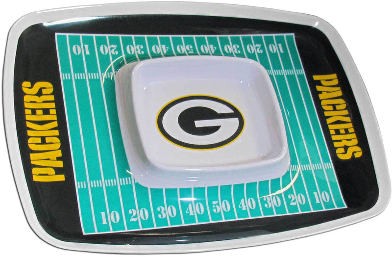 green bay packers,chip,and,dip,tray