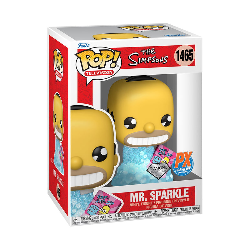 Funko POP! Television The Simpsons Mr. Sparkle Previews Exclusive Figure (