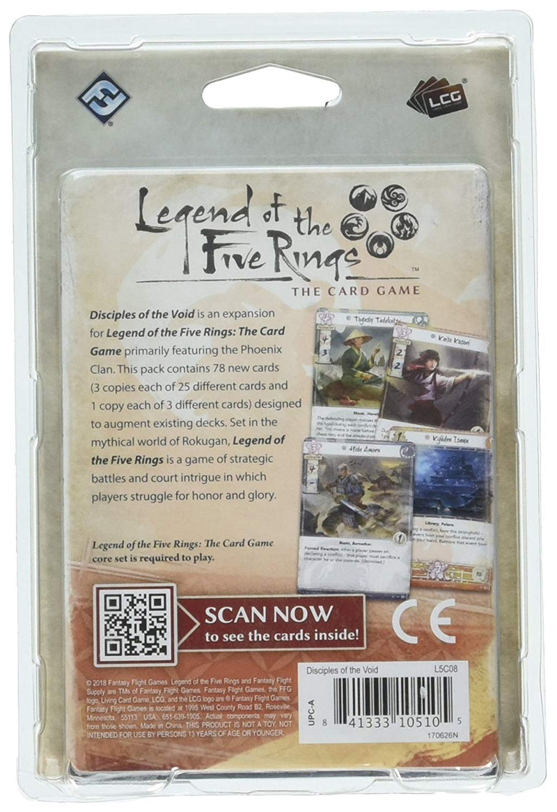 Legend of the Five Rings LCG: Disciples of the Void Phoenix Clan Pack