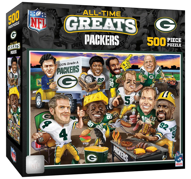 Green Bay Packers All-Time Greats Jigsaw Puzzle, 500-Pieces