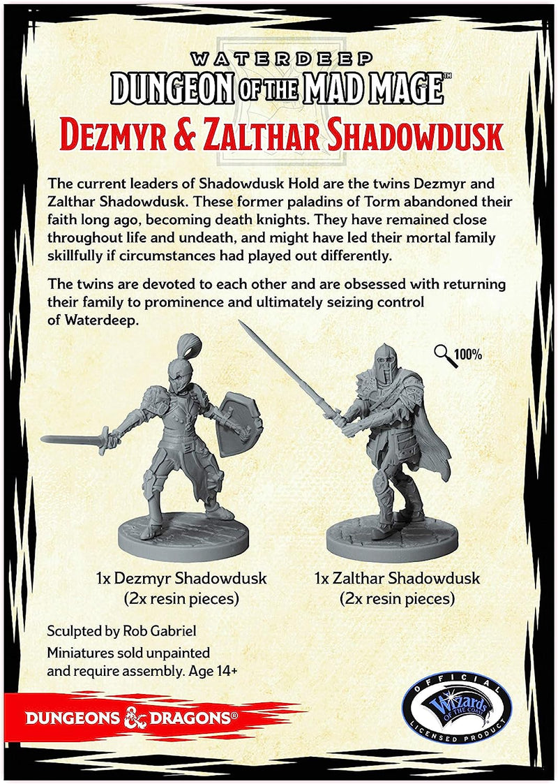 D&D: Dungeon of the Mad Mage Collector's Series - Zalthar and Dezmyr Shadowdusk