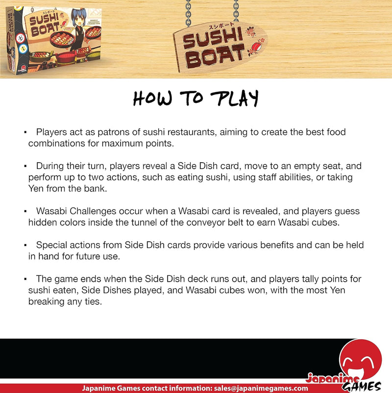 Sushi Boat Card Game | A Fast, Fun Party Game That Will Make You Hungry