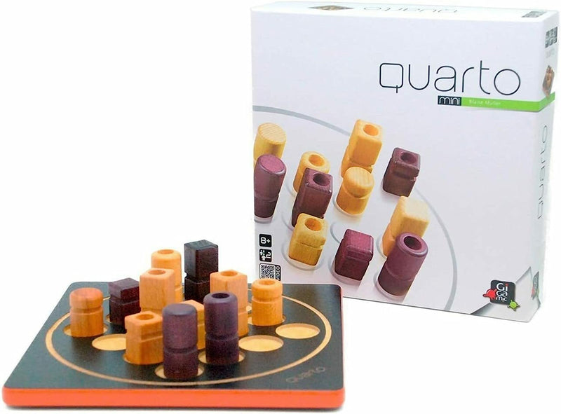 Quarto Mini | Travel-Friendly Strategy Game