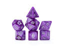 7pc RPG Mercurial Dice Set: Saturn