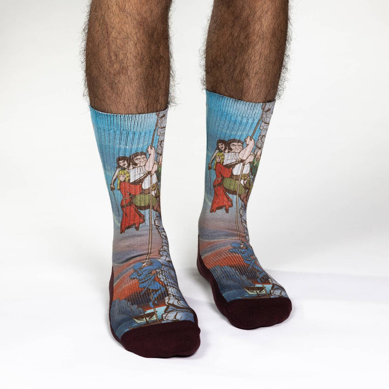The Princess Bride Cliffs of Insanity Adult Socks, One Size (8-13)