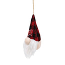 Wisconsin Badgers Plush Gnome Ornament, Plaid Hat